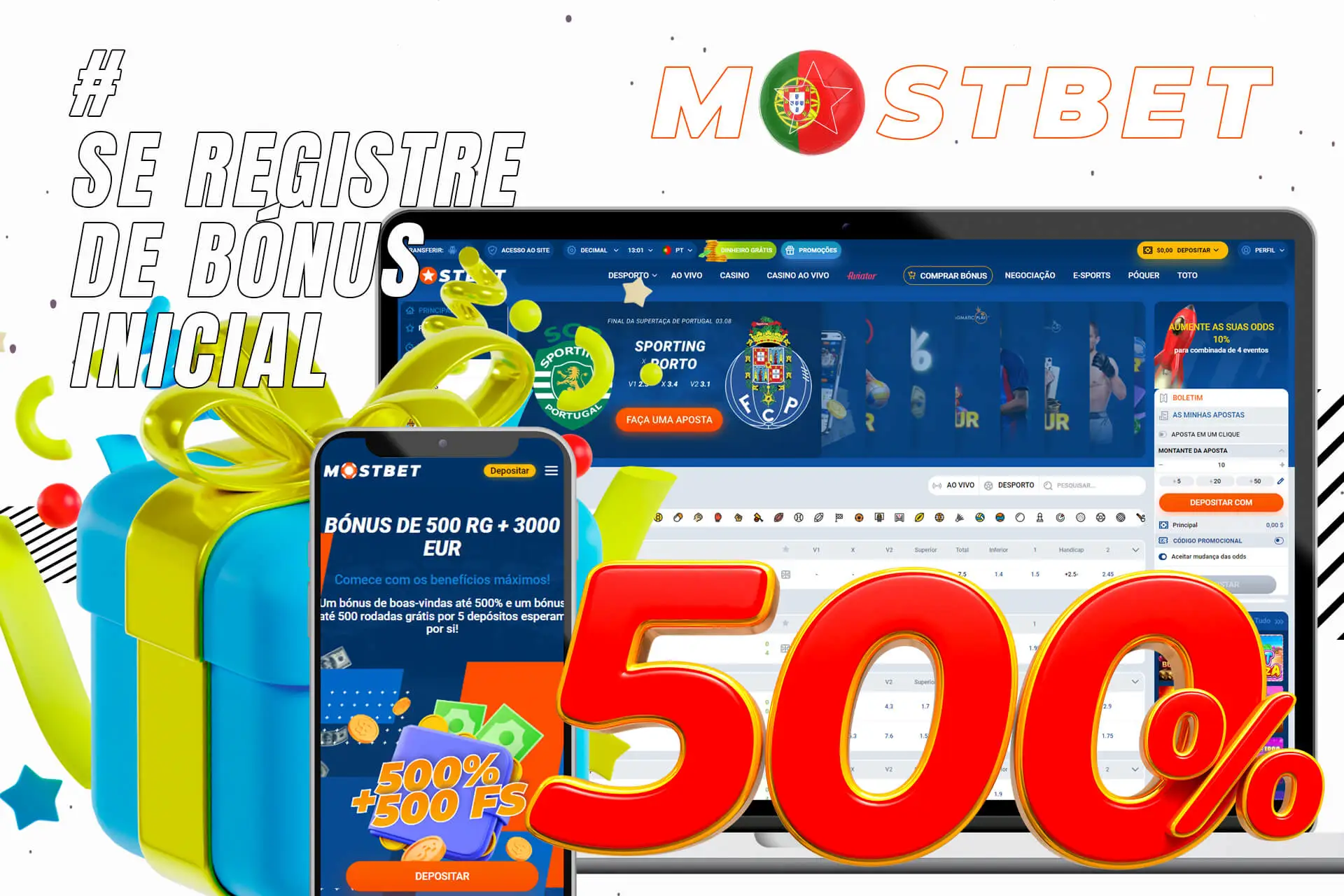 bonus de inscricao para os primeiros utilizadores Mostbet