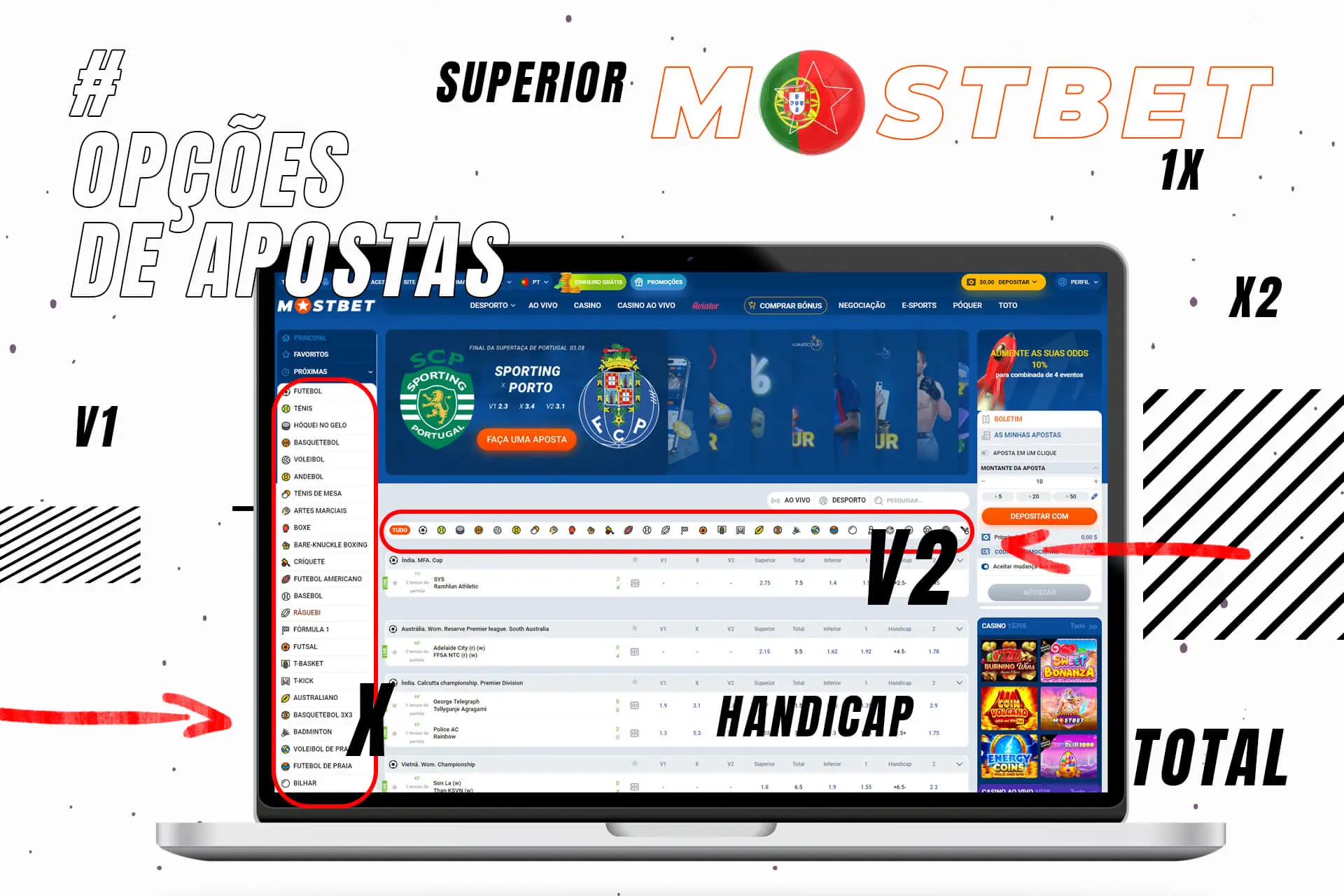 parametros das apostas desportivas