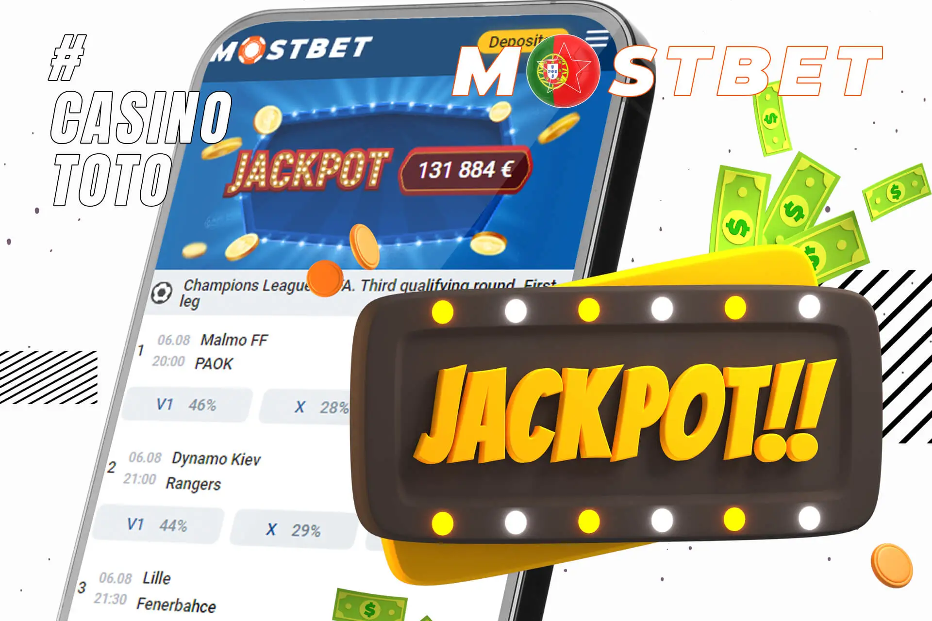 Um bom jackpot está sempre disponível no jogo Toto